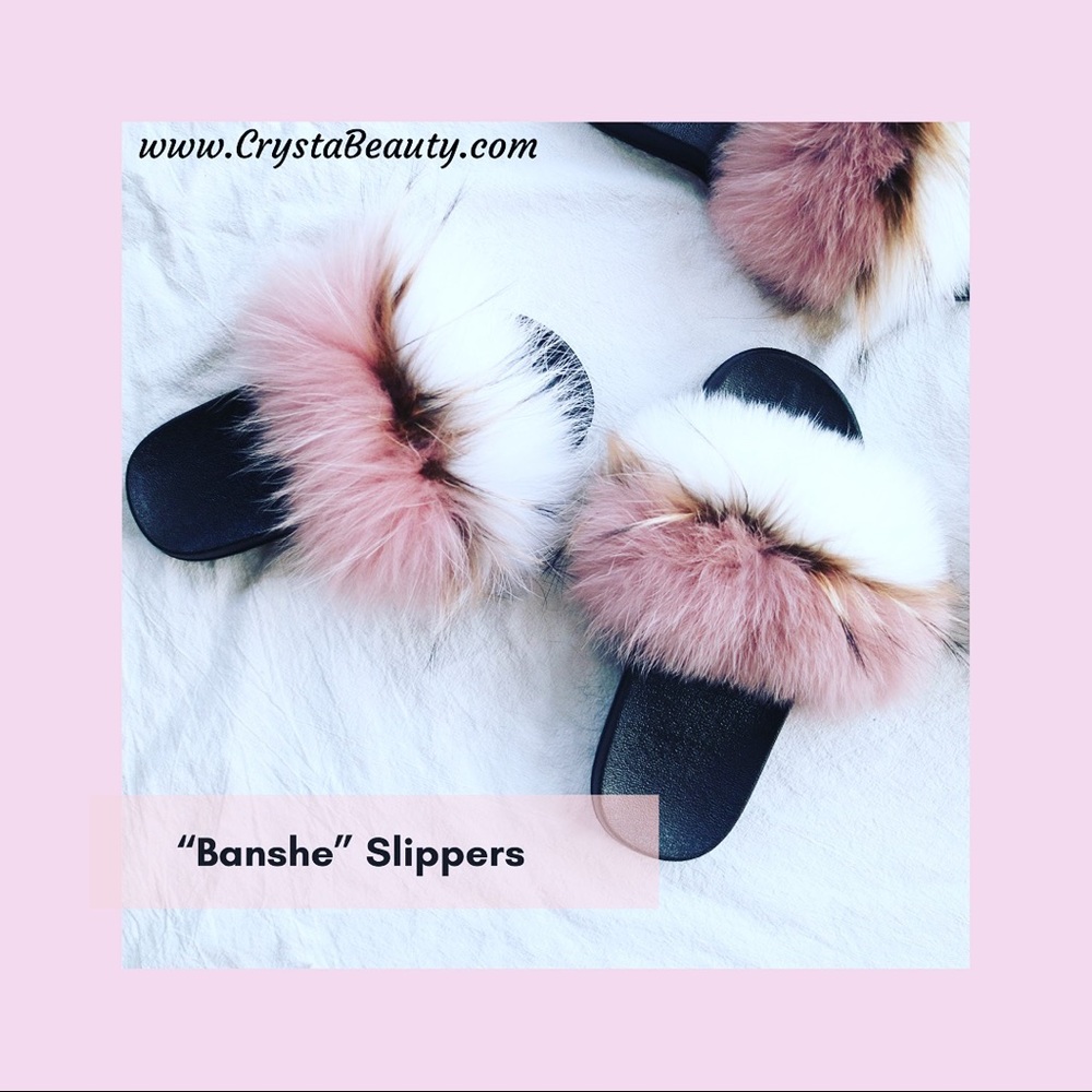 “Banshe” Fur Slippers